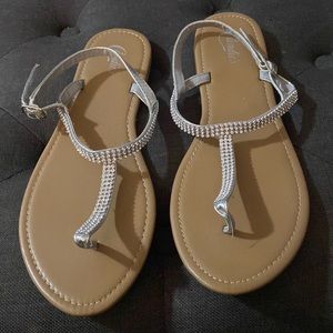 Candies sandals with rhinestones size 11